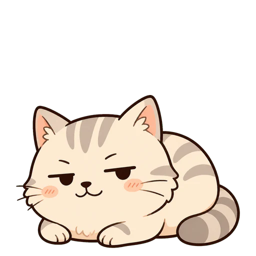 Pipipong Official Cat in the idle state
