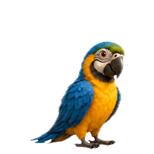 Pipipong Official Parrot in the idle state